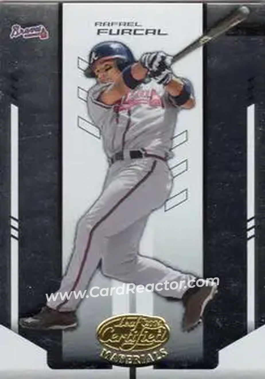 2004 Leaf Certified Materials #154 - Rafael Furcal - Atlanta Braves - Front
