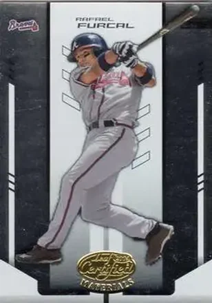2004 Leaf Certified Materials #154 - Rafael Furcal - Atlanta Braves