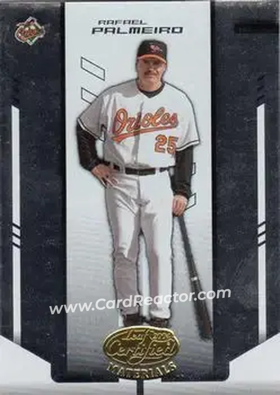 2004 Leaf Certified Materials #155 - Rafael Palmeiro - Baltimore Orioles - Front