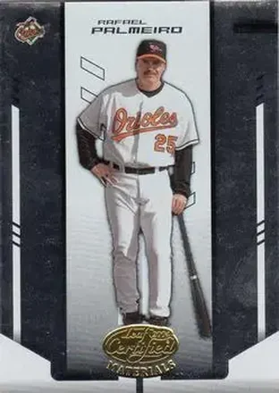 2004 Leaf Certified Materials #155 - Rafael Palmeiro - Baltimore Orioles