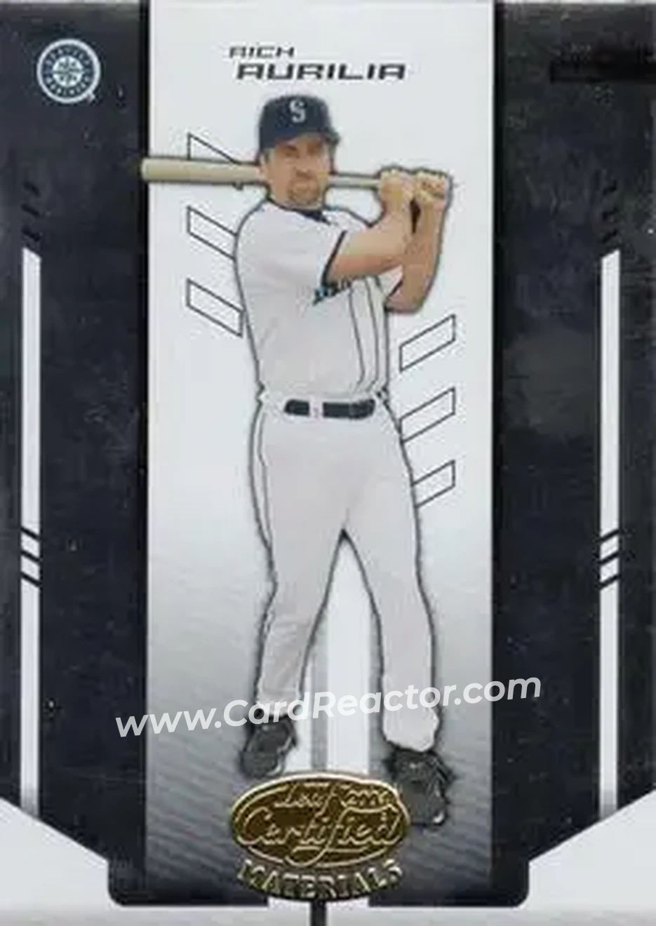 2004 Leaf Certified Materials #157 - Rich Aurilia - Seattle Mariners - Front 2004 Leaf Certified Materials #157 - Rich Aurilia - Seattle Mariners - Front