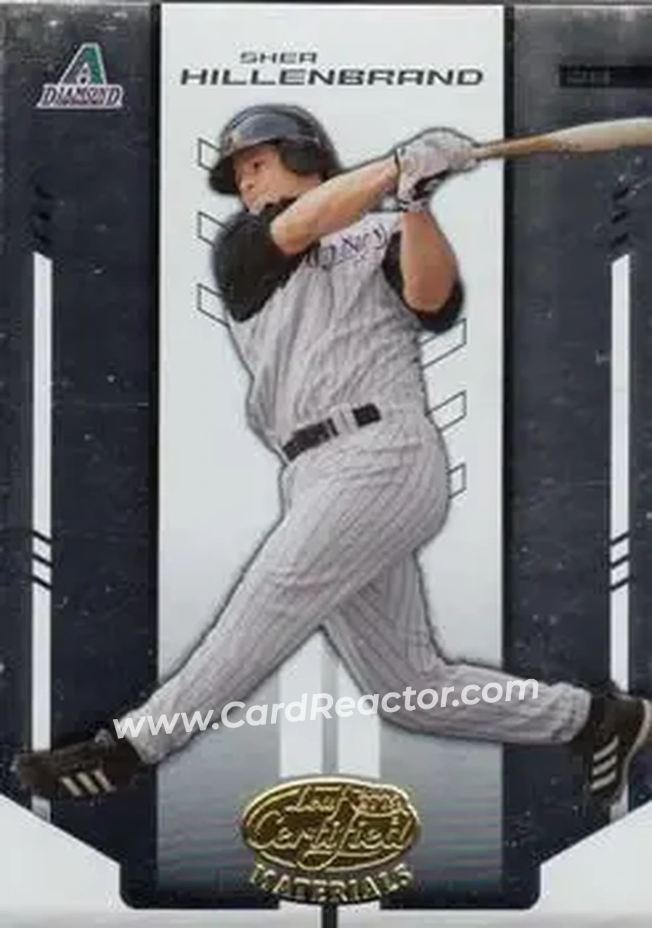 2004 Leaf Certified Materials #177 - Shea Hillenbrand - Arizona Diamondbacks - Front