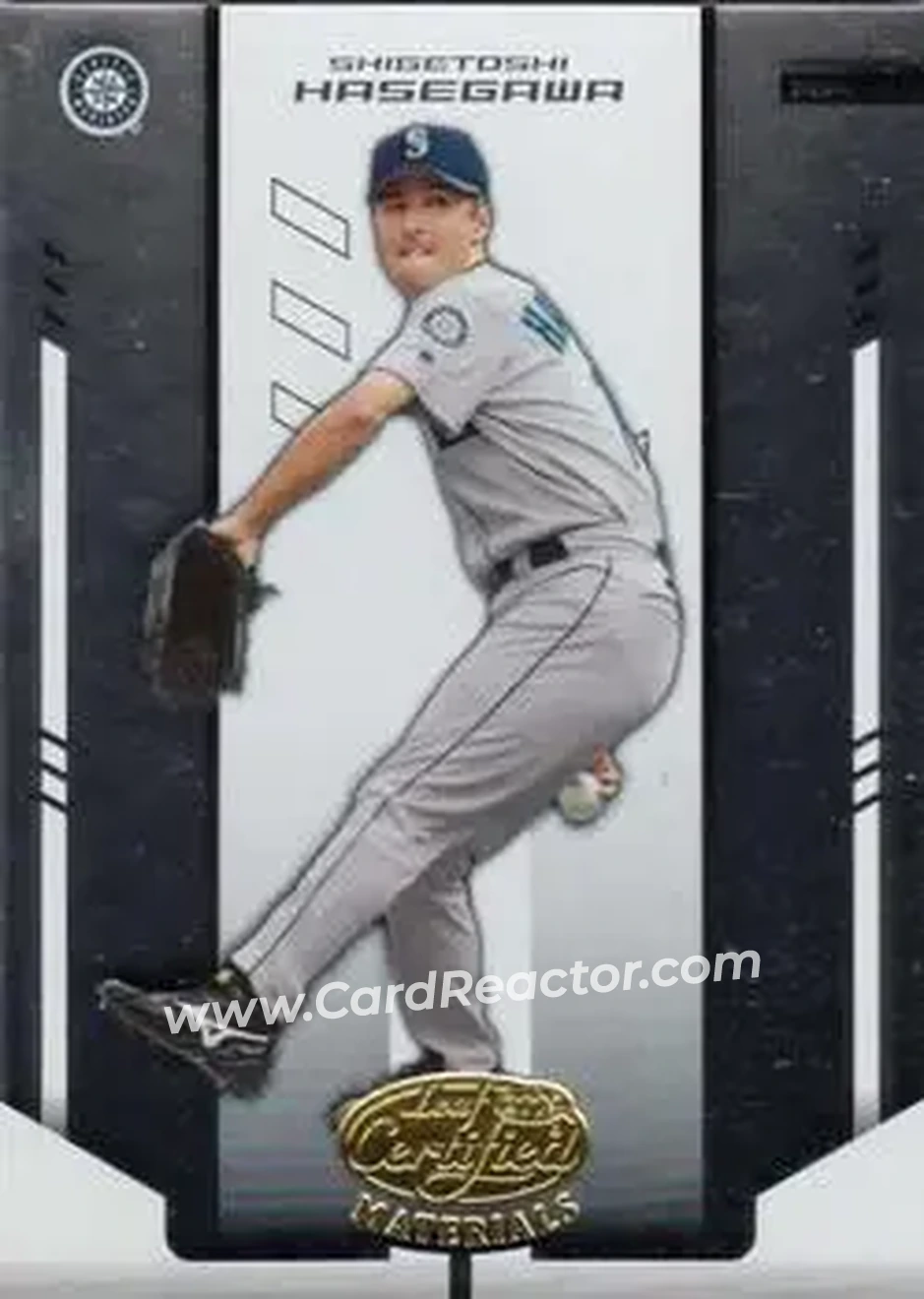 2004 Leaf Certified Materials #178 - Shigetoshi Hasegawa - Seattle Mariners - Front