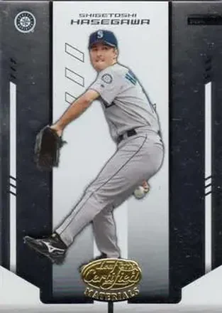 2004 Leaf Certified Materials #178 - Shigetoshi Hasegawa - Seattle Mariners