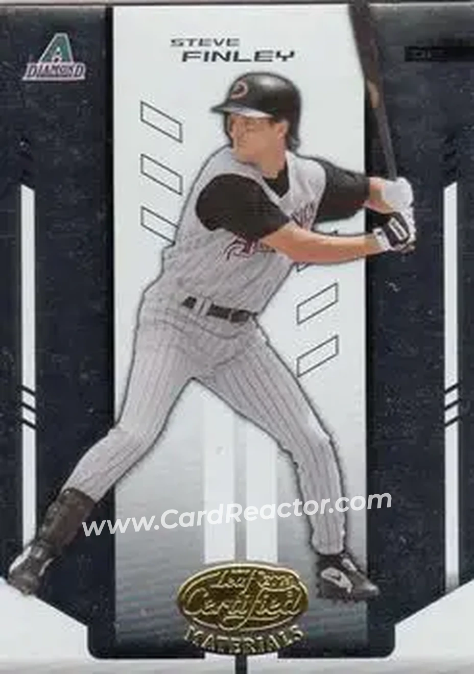 2004 Leaf Certified Materials #179 - Steve Finley - Arizona Diamondbacks - Front 2004 Leaf Certified Materials #179 - Steve Finley - Arizona Diamondbacks - Front