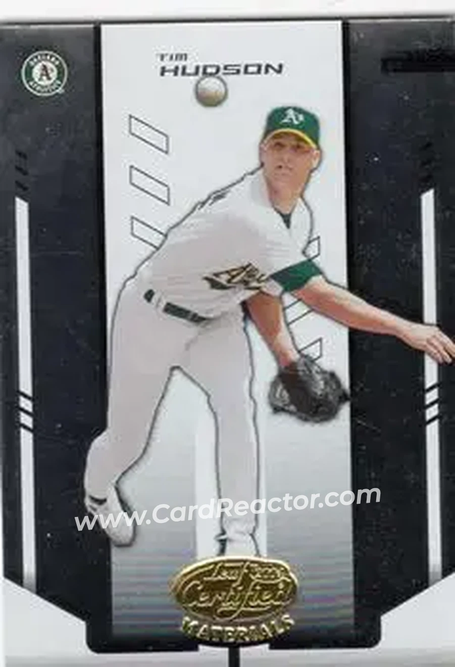 2004 Leaf Certified Materials #180 - Tim Hudson - Oakland Athletics - Front