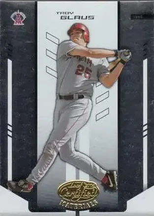 2004 Leaf Certified Materials #185 - Troy Glaus - Anaheim Angels