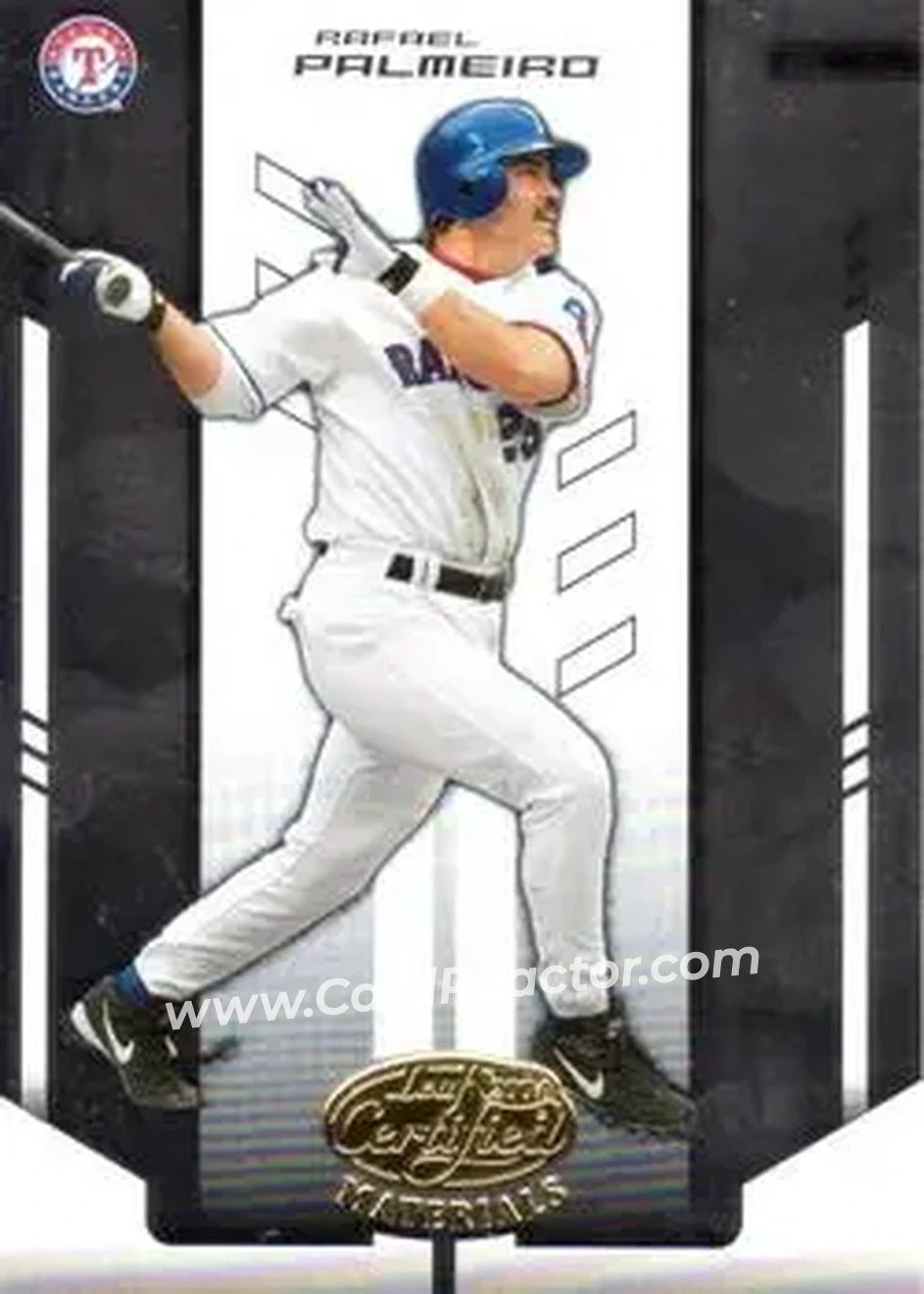 2004 Leaf Certified Materials #211 - Rafael Palmeiro - Texas Rangers - Front