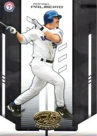 2004 Leaf Certified Materials #211 - Rafael Palmeiro - Texas Rangers