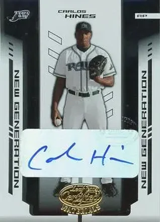 2004 Leaf Certified Materials #248 Carlos Hines