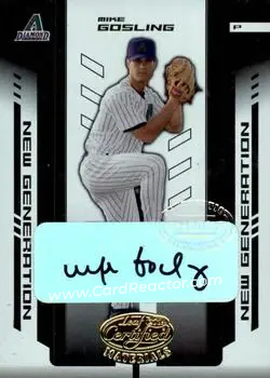 2004 Leaf Certified Materials #250 - Mike Gosling - Arizona Diamondbacks - Front