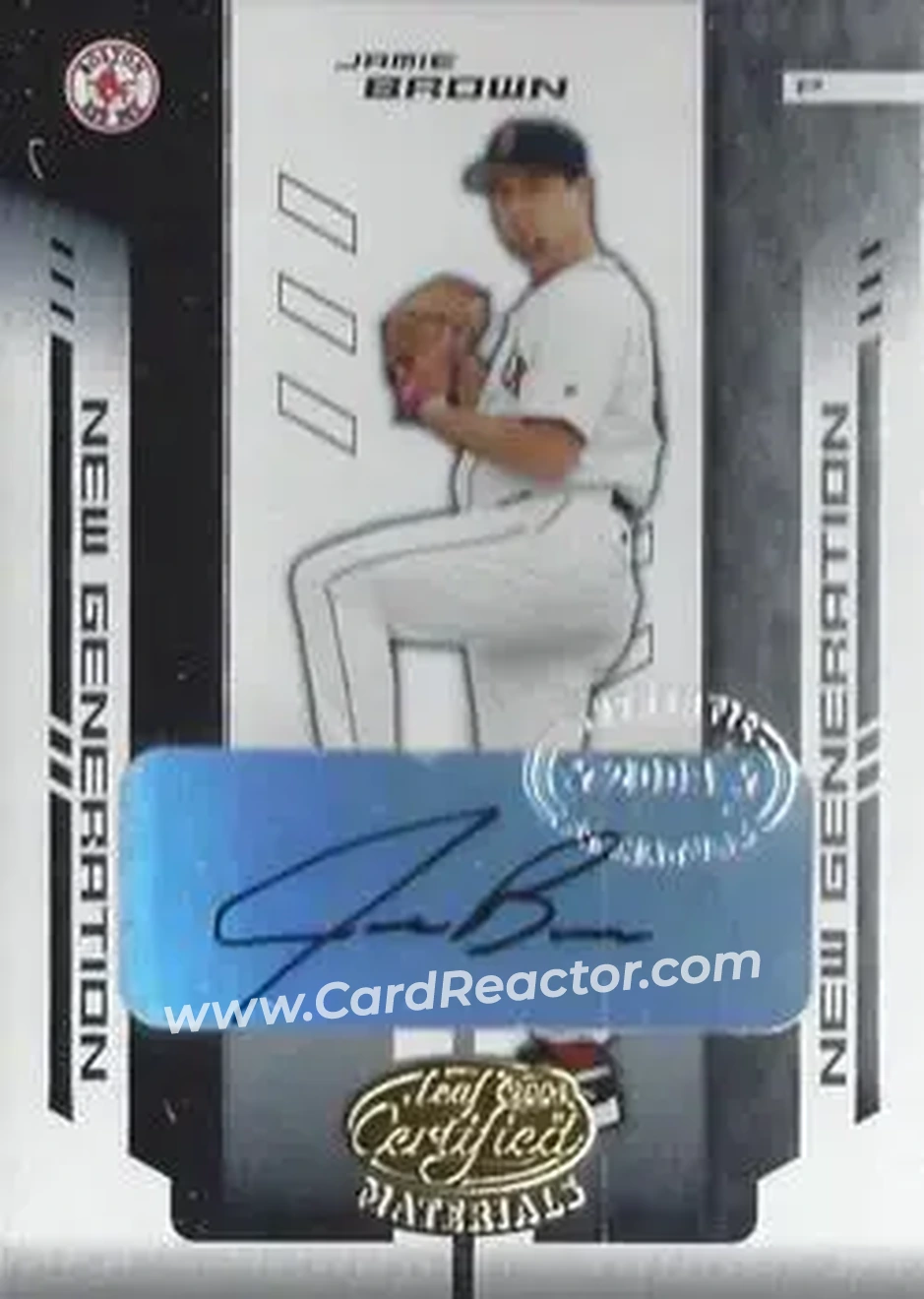 2004 Leaf Certified Materials #265 - Jamie Brown - Boston Red Sox - Front