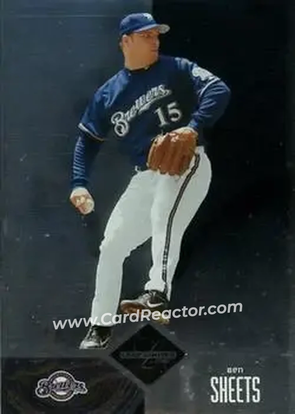 2004 Leaf Limited #15 - Ben Sheets - Milwaukee Brewers - Front