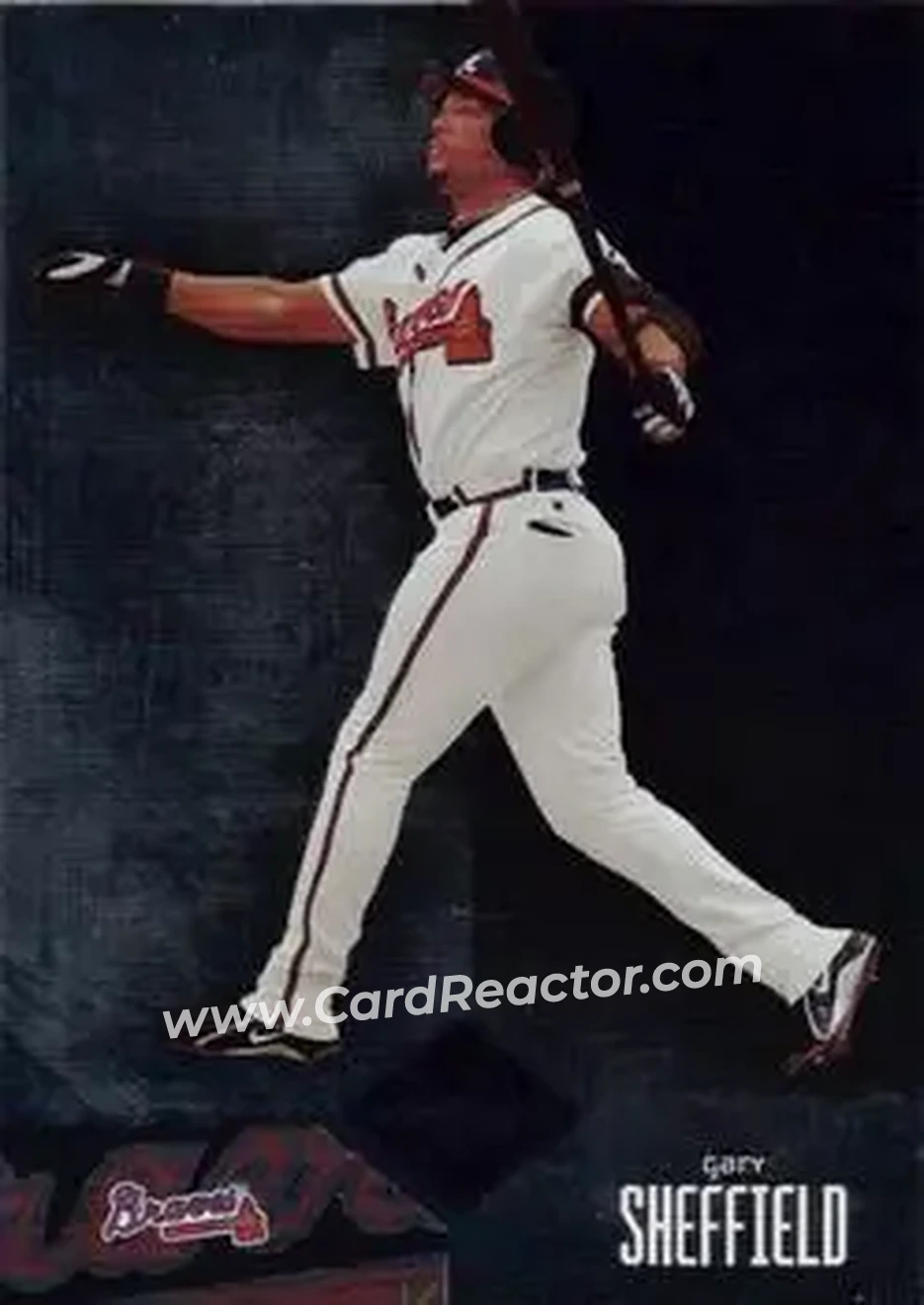 2004 Leaf Limited #166 - Gary Sheffield - Atlanta Braves - Front