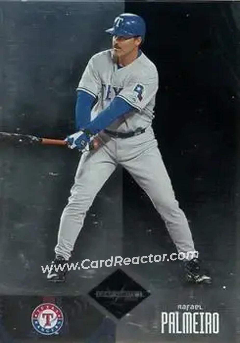 2004 Leaf Limited #180 - Rafael Palmeiro - Texas Rangers - Front