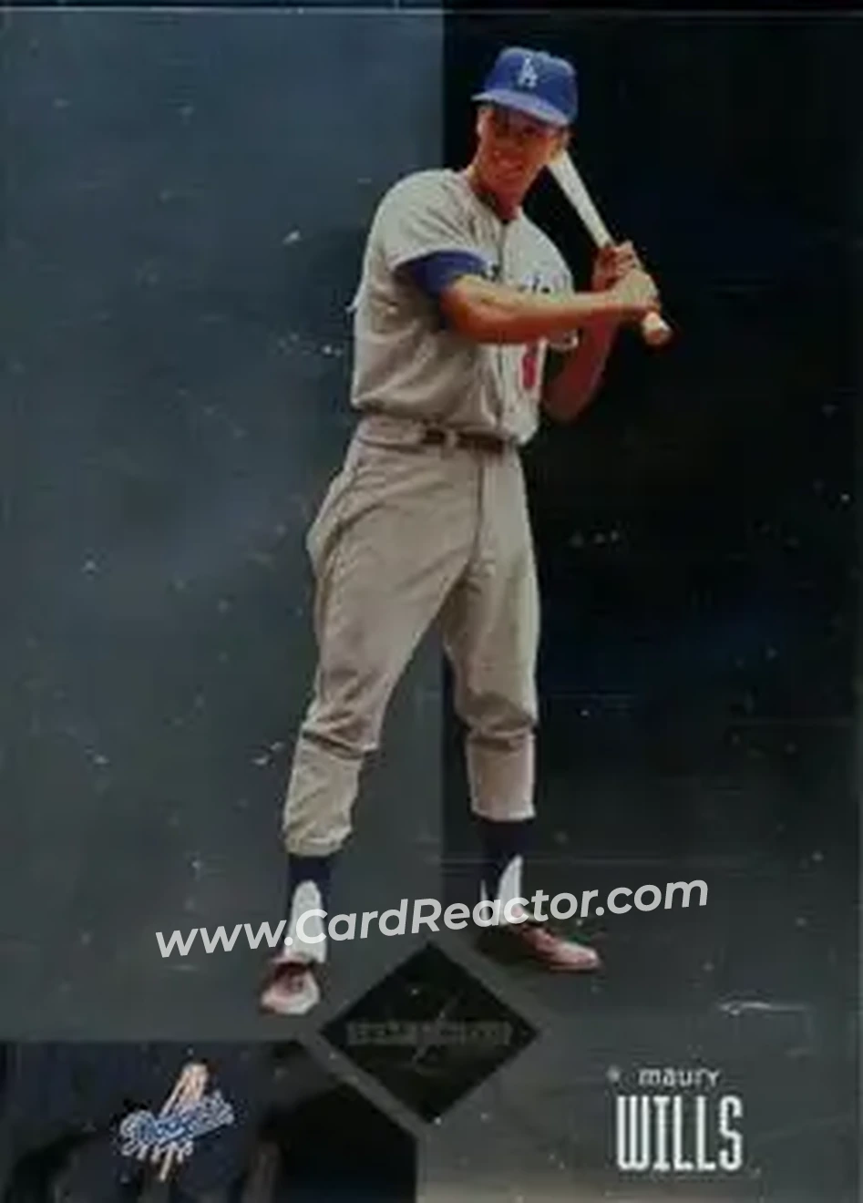 2004 Leaf Limited #215 - Maury Wills - Los Angeles Dodgers - Front