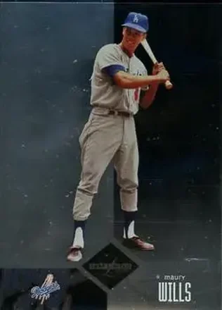 2004 Leaf Limited #215 - Maury Wills - Los Angeles Dodgers