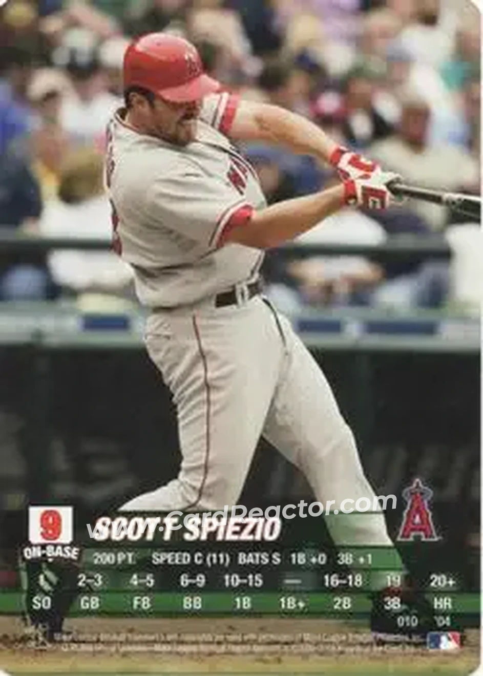 2004 MLB Showdown #010 - Scott Spiezio - Anaheim Angels - Front