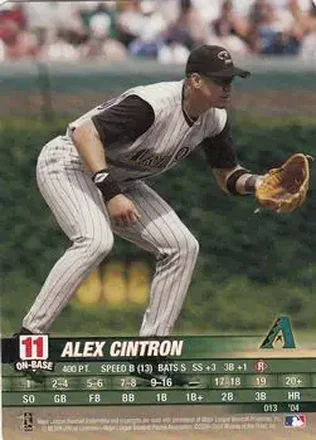 2004 MLB Showdown #013 Alex Cintron