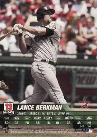 2004 MLB Showdown #147 - Lance Berkman - Houston Astros