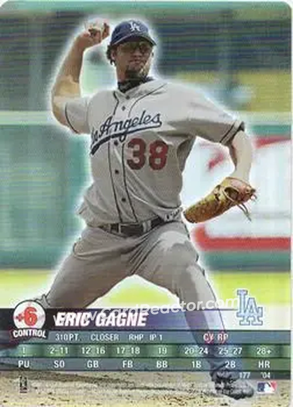 2004 MLB Showdown #177 - Eric Gagne - Los Angeles Dodgers - Front 2004 MLB Showdown #177 - Eric Gagne - Los Angeles Dodgers - Front