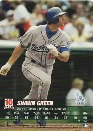 2004 MLB Showdown #178 - Shawn Green - Los Angeles Dodgers
