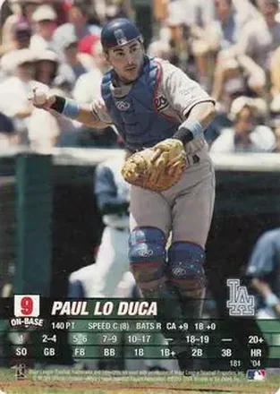 2004 MLB Showdown #181 - Paul Lo Duca - Los Angeles Dodgers
