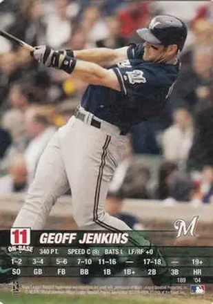 2004 MLB Showdown #189 - Geoff Jenkins - Milwaukee Brewers