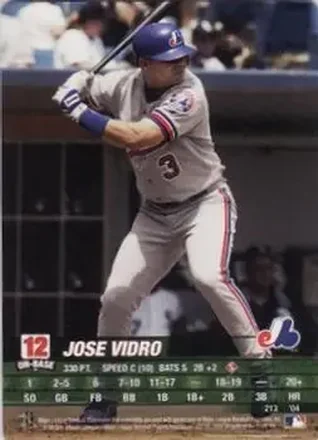 2004 MLB Showdown #213 - Jose Vidro - Montreal Expos