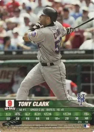 2004 MLB Showdown #215 - Tony Clark - New York Mets
