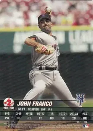 2004 MLB Showdown #217 - John Franco - New York Mets