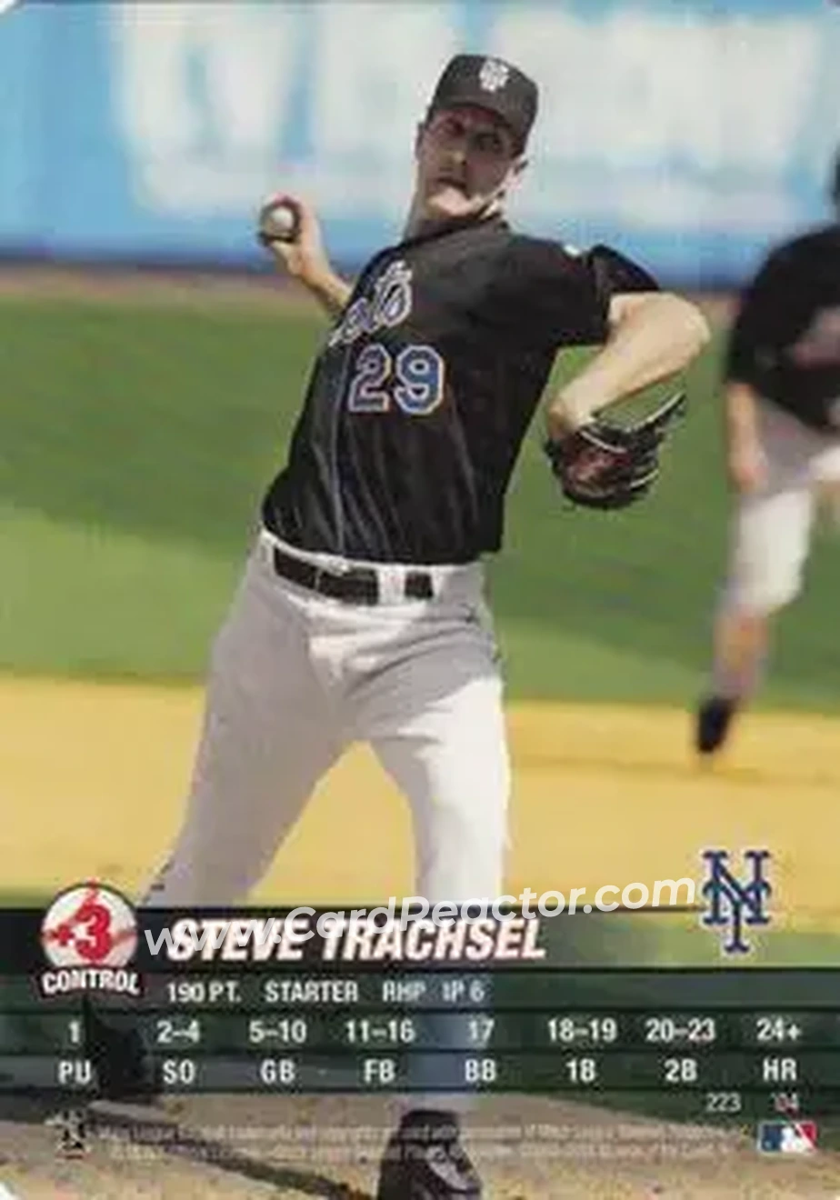 2004 MLB Showdown #223 - Steve Trachsel - New York Mets - Front