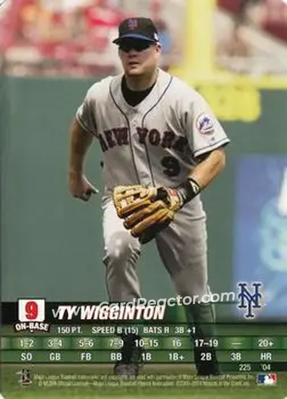 2004 MLB Showdown #225 - Ty Wigginton - New York Mets - Front