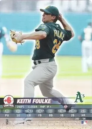 2004 MLB Showdown #242 - Keith Foulke - Oakland Athletics