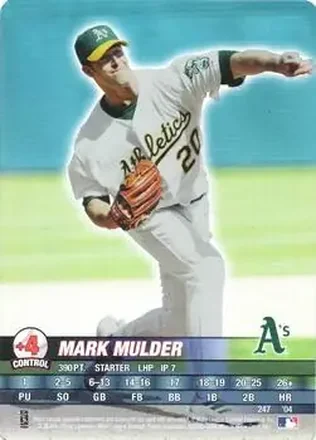 2004 MLB Showdown #247 - Mark Mulder - Oakland Athletics