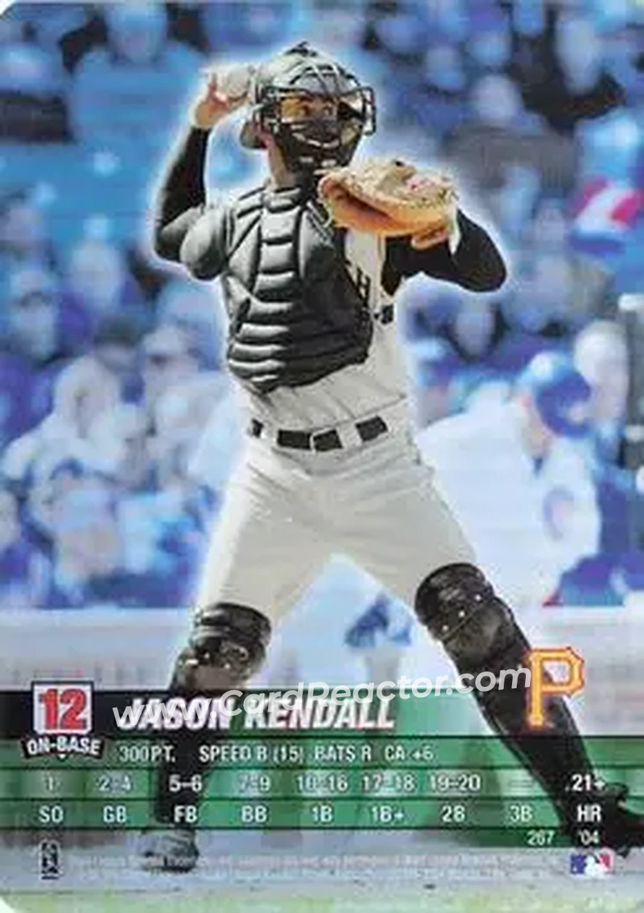 2004 MLB Showdown #267 - Jason Kendall - Pittsburgh Pirates - Front