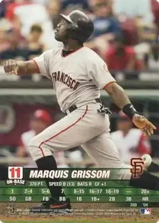 2004 MLB Showdown #288 - Marquis Grissom - San Francisco Giants