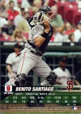 2004 MLB Showdown #291 - Benito Santiago - San Francisco Giants