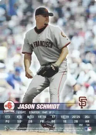 2004 MLB Showdown #292 - Jason Schmidt - San Francisco Giants