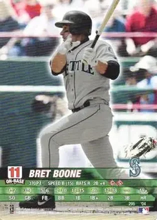 2004 MLB Showdown #295 - Bret Boone - Seattle Mariners