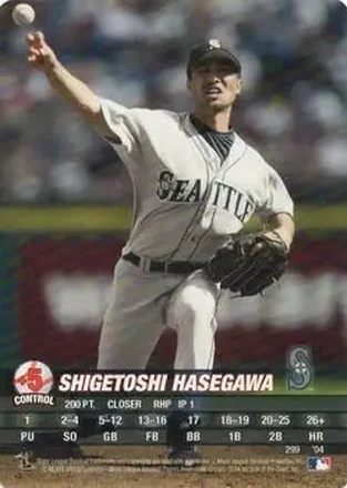 2004 MLB Showdown #299 - Shigetoshi Hasegawa - Seattle Mariners