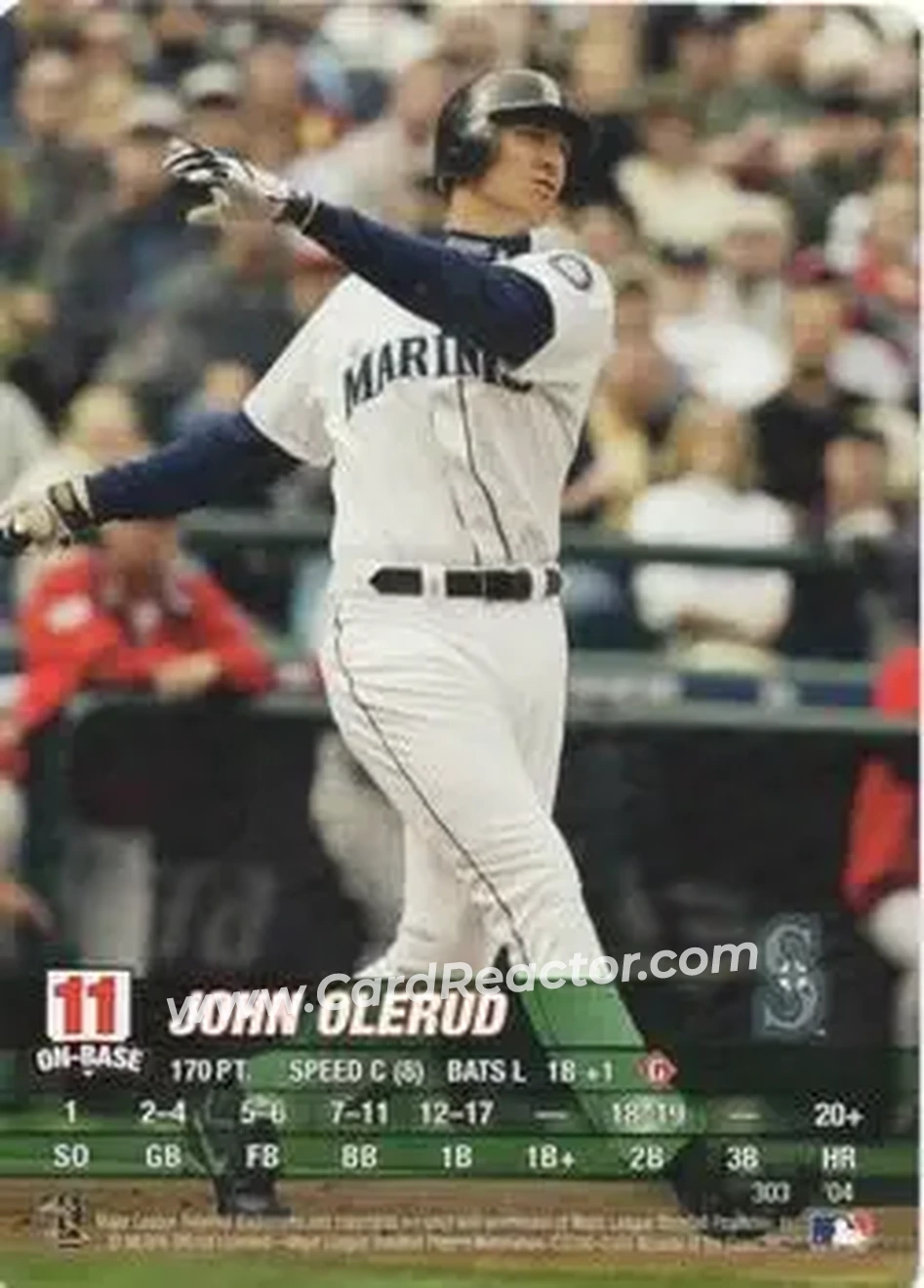 2004 MLB Showdown #303 - John Olerud - Seattle Mariners - Front 2004 MLB Showdown #303 - John Olerud - Seattle Mariners - Front