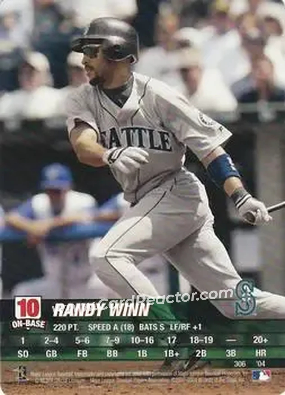 2004 MLB Showdown #306 - Randy Winn - Seattle Mariners - Front 2004 MLB Showdown #306 - Randy Winn - Seattle Mariners - Front