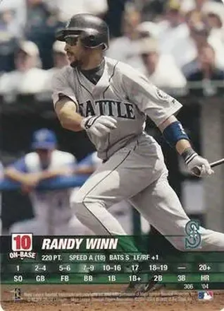 2004 MLB Showdown #306 - Randy Winn - Seattle Mariners