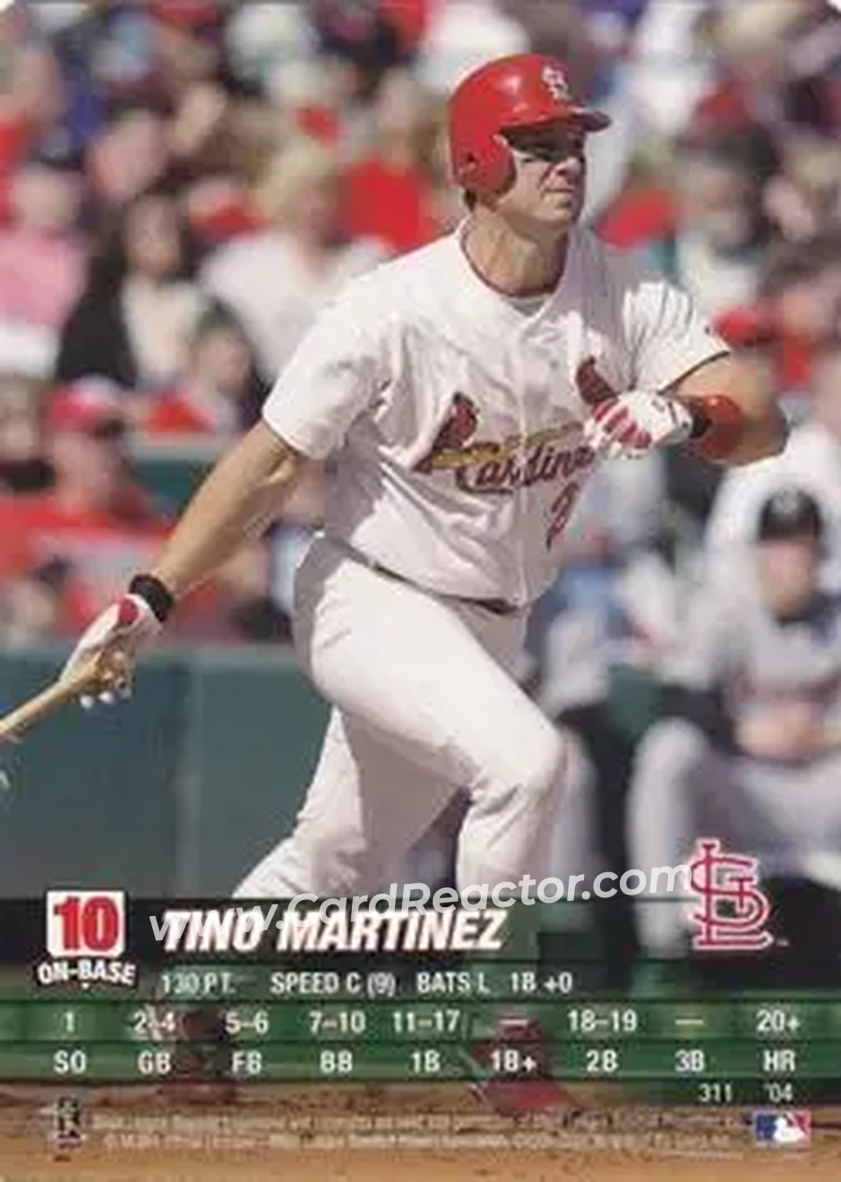 2004 MLB Showdown #311 - Tino Martinez - St. Louis Cardinals - Front