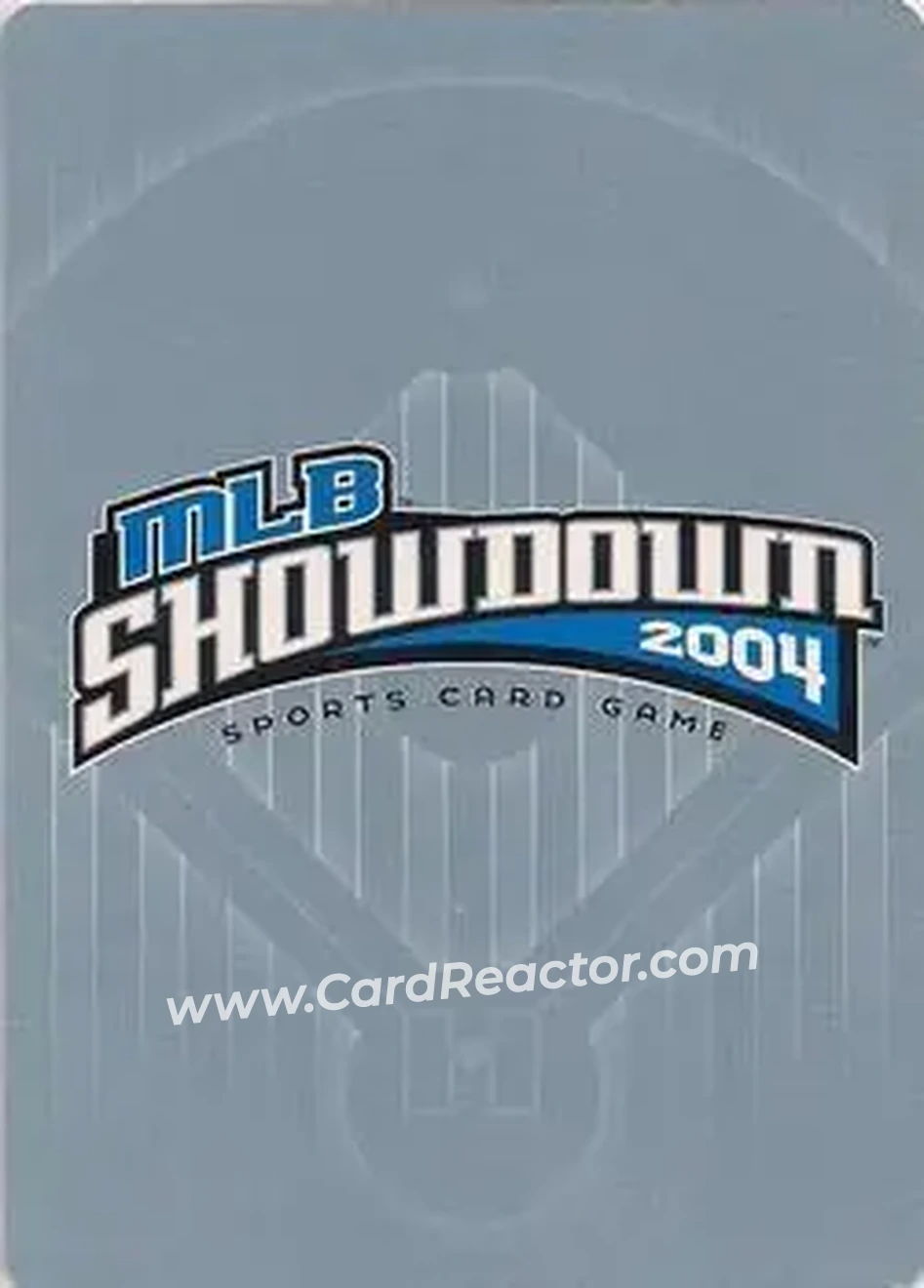 2004 MLB Showdown #317 - Woody Williams - St. Louis Cardinals - Back