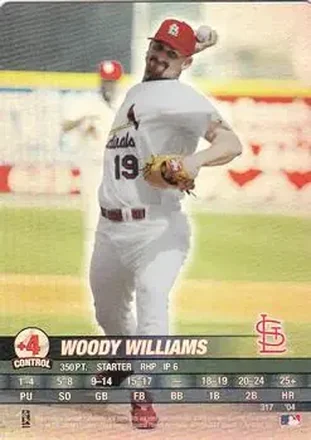2004 MLB Showdown #317 - Woody Williams - St. Louis Cardinals