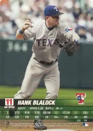 2004 MLB Showdown #328 - Hank Blalock - Texas Rangers