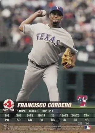 2004 MLB Showdown #329 - Francisco Cordero - Texas Rangers