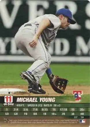2004 MLB Showdown #337 - Michael Young - Texas Rangers